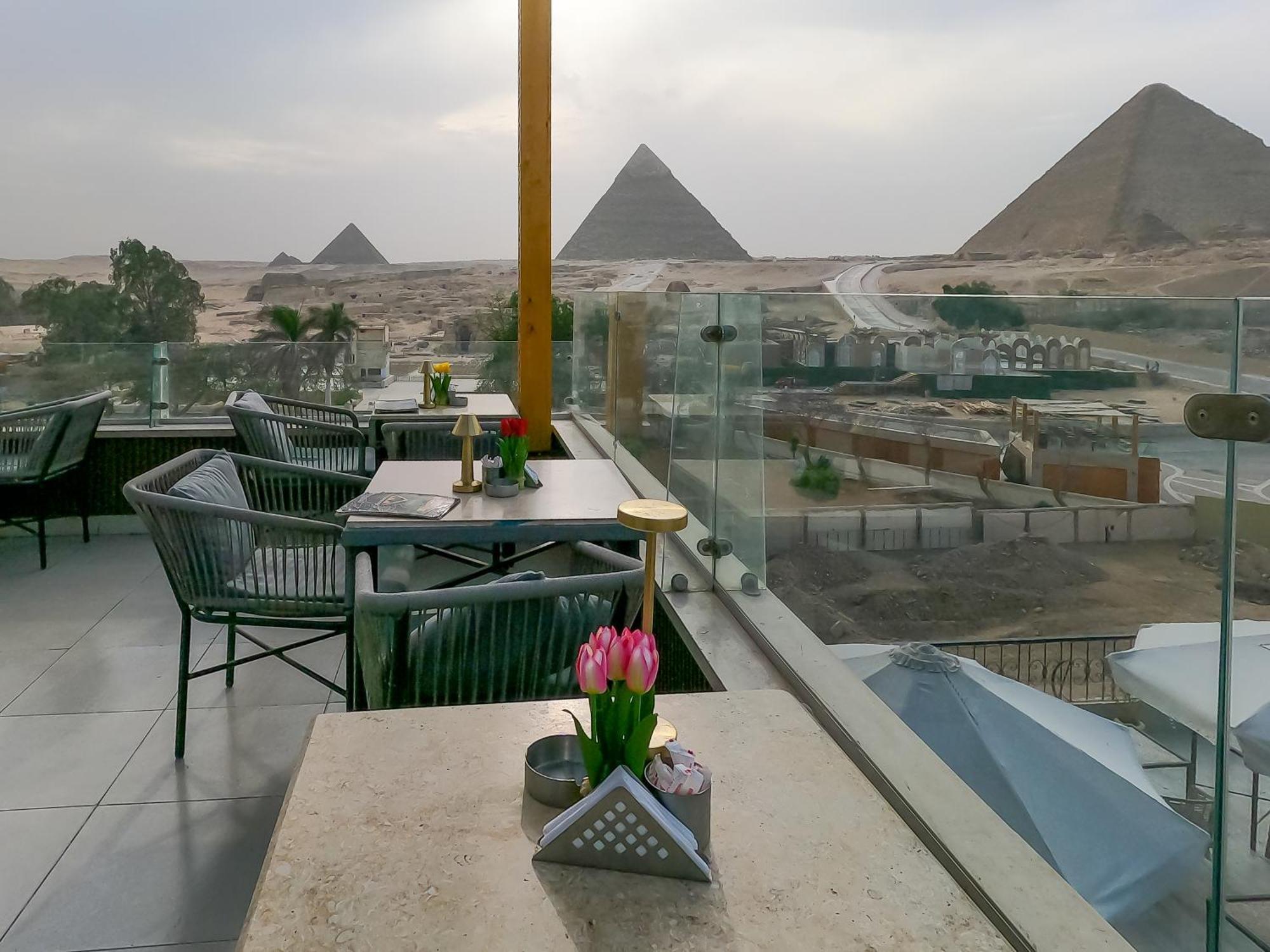 Giza Pyramids View Inn Kafret el-Gabal Exterior foto